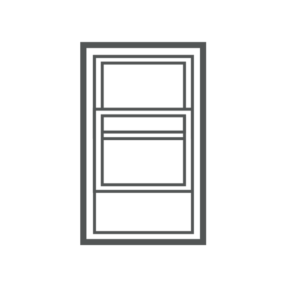 A black and white image depicting a window with a simple frame and clear glass panes.