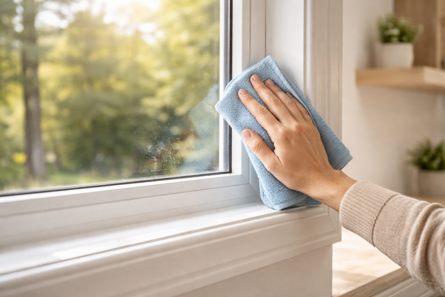 How to clean vinyl windows — step-by-step guide to cleaning frames, glass, and tracks