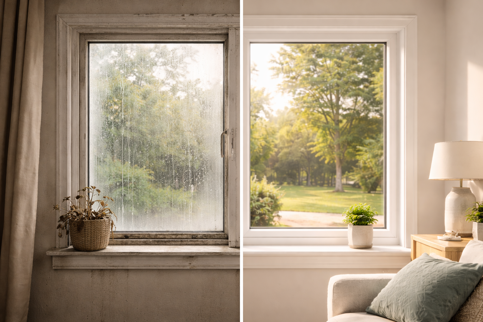 Signs your windows need replacing — foggy glass, drafts, and rising energy bills are key indicators it's time to upgrade